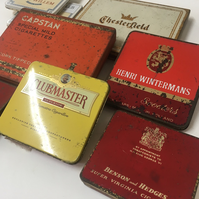 CIGARETTE TIN, Assorted